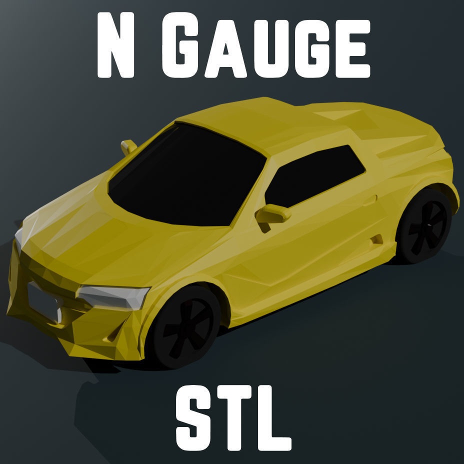 N Gauge (1:150) Modern Kei Size Sportscar