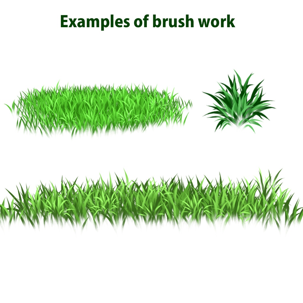 Easy grass Brushes tasogareya stock room BOOTH