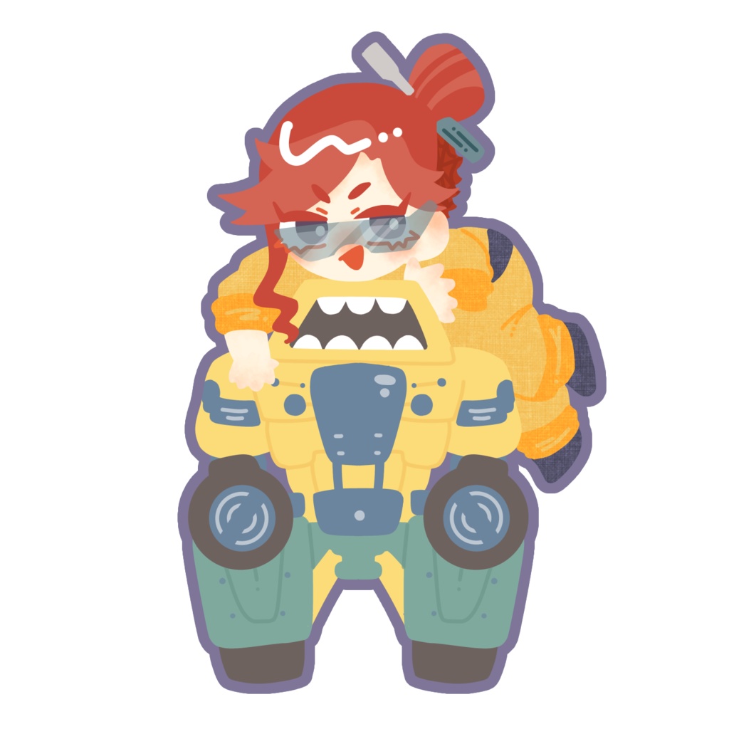 チャティカラなかよしステッカー