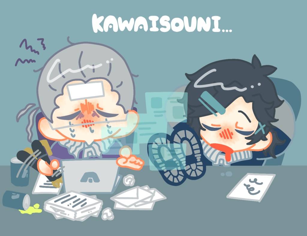 フロスネかわいそステッカー