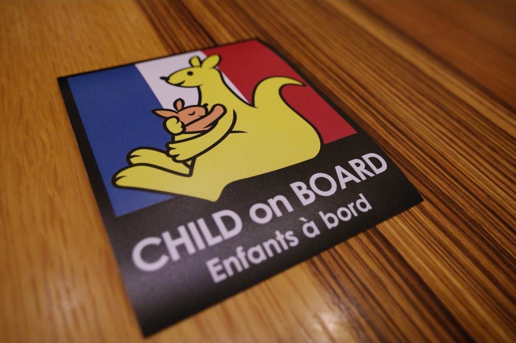 カンガルーCHILD on BOARD