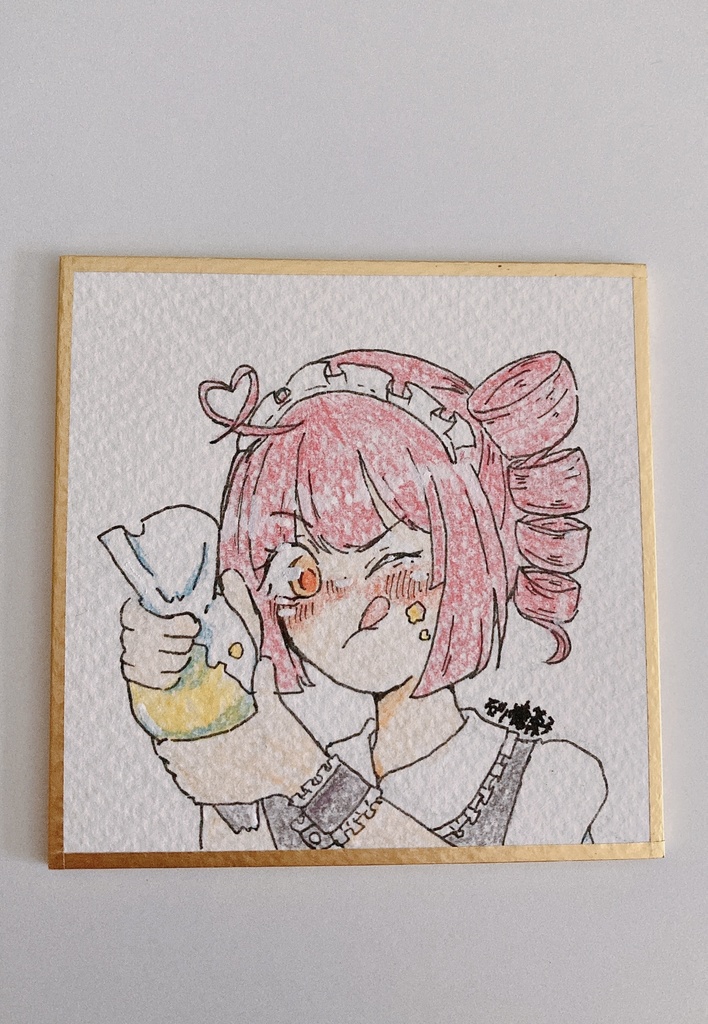 チャレンジ！ 色紙