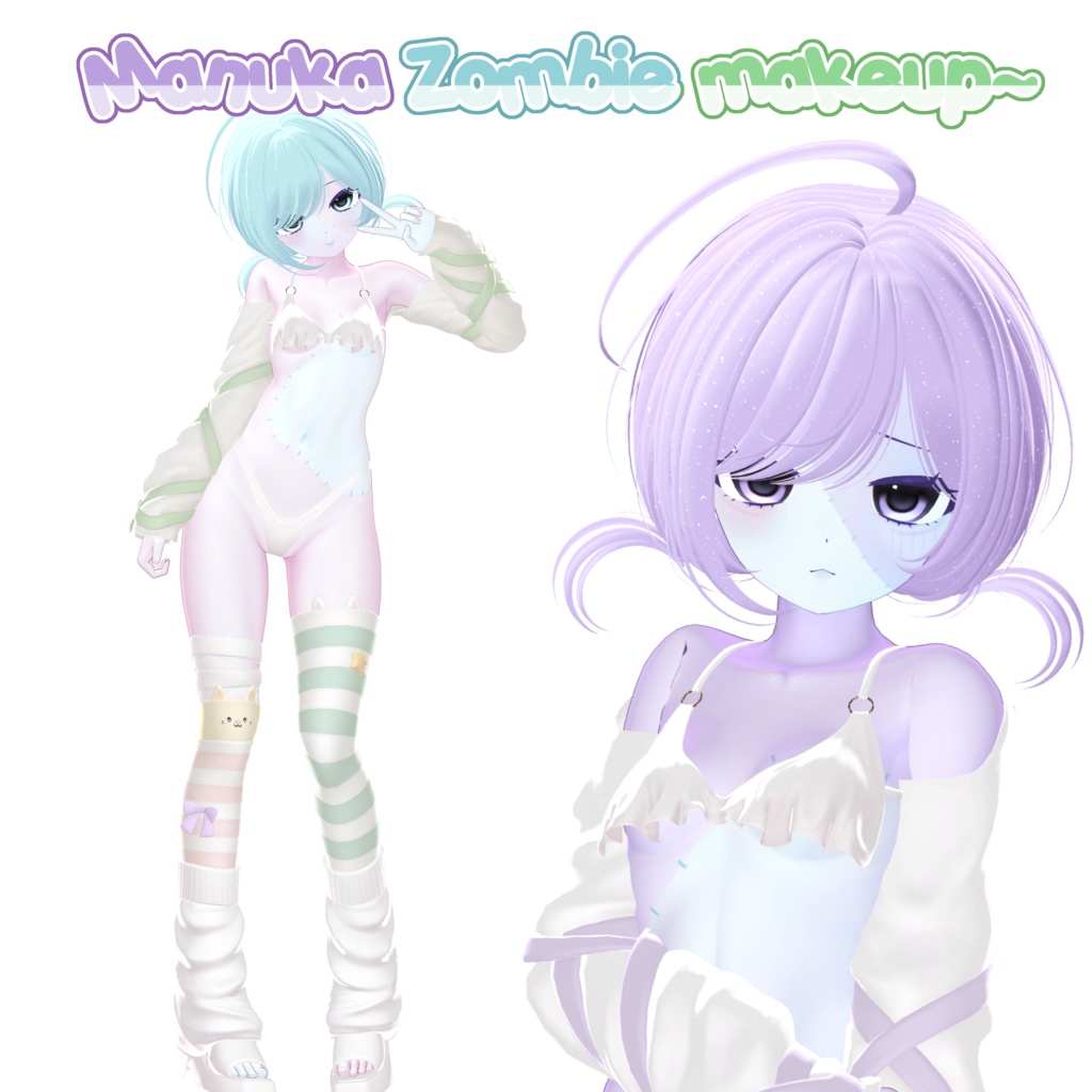 Manuka zombie makeup