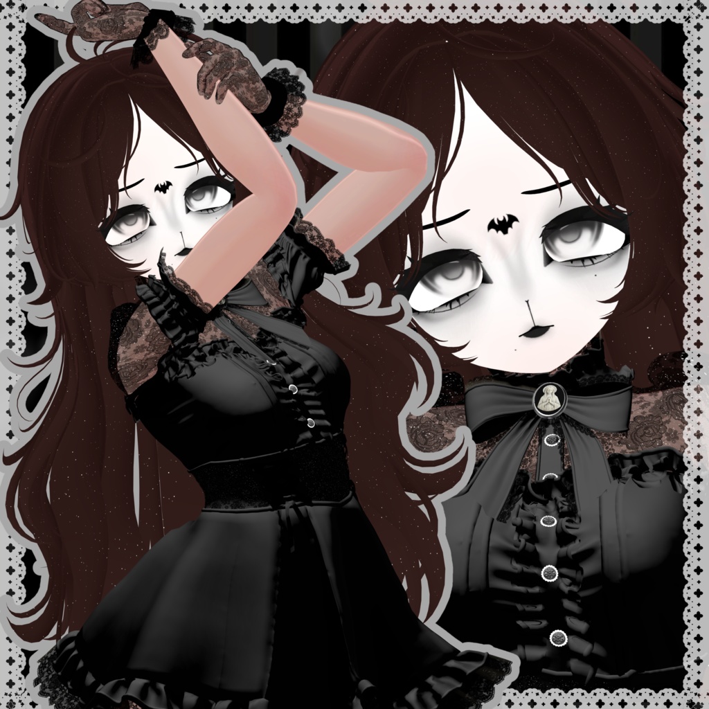 Gothic makeup manuka