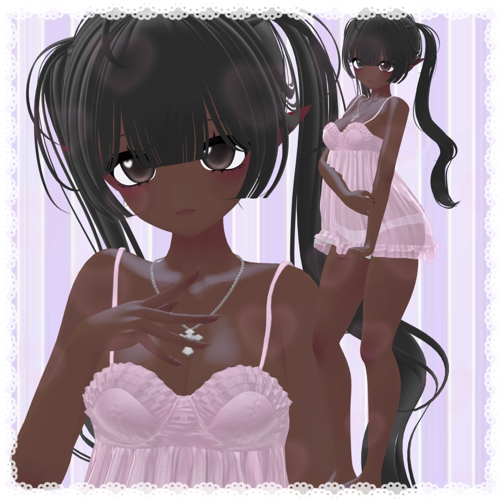Mayo (まよ) Pink dreams~ makeup and skin tones