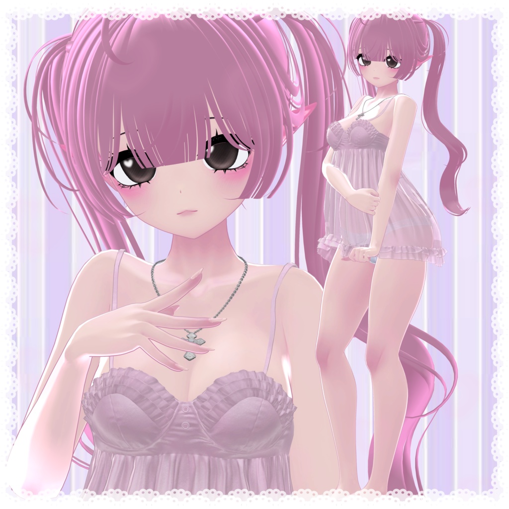 Mayo (まよ) Pink dreams~ makeup and skin tones