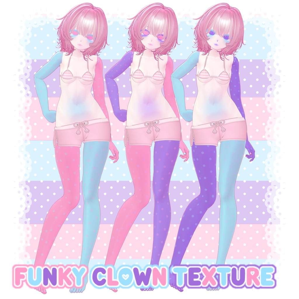 Funky clown texture manuka 
