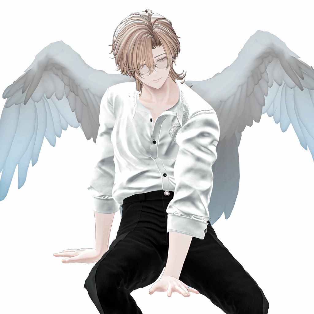 メンズ向けシンプルポーズ