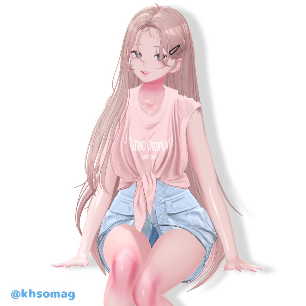 レディース向けシンプルポーズ