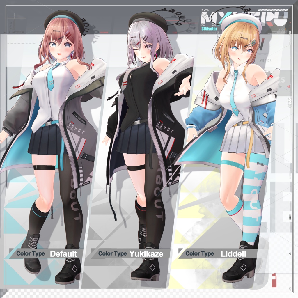 【オリジナル3Dモデル】Mxueru -ミュエル-