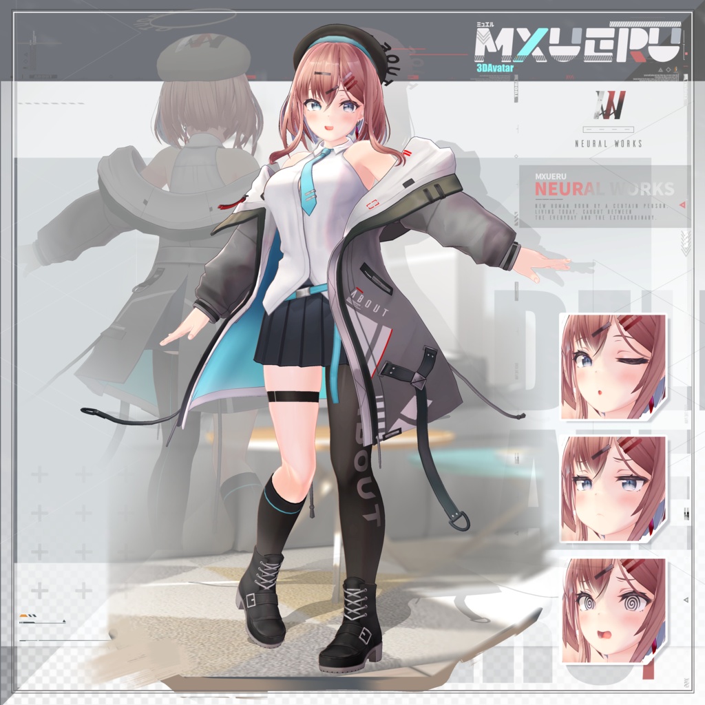 【オリジナル3Dモデル】Mxueru -ミュエル-