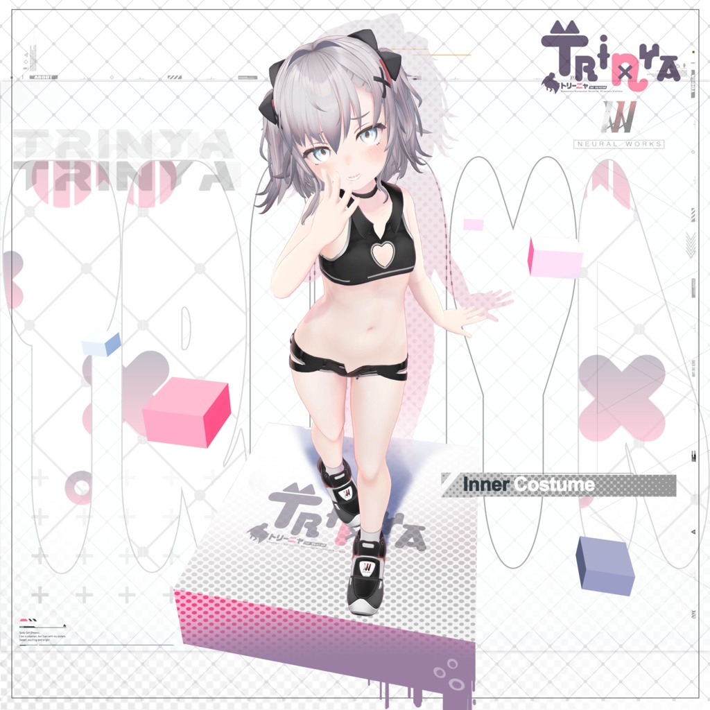 【オリジナル3Dモデル】Trinya -トリーニャ-【JessieJuicebody】