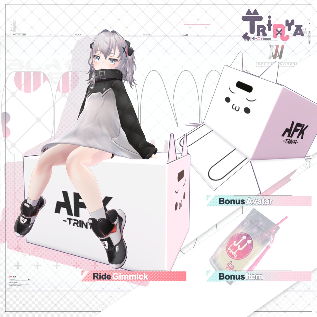 【オリジナル3Dモデル】Trinya -トリーニャ-【JessieJuicebody】