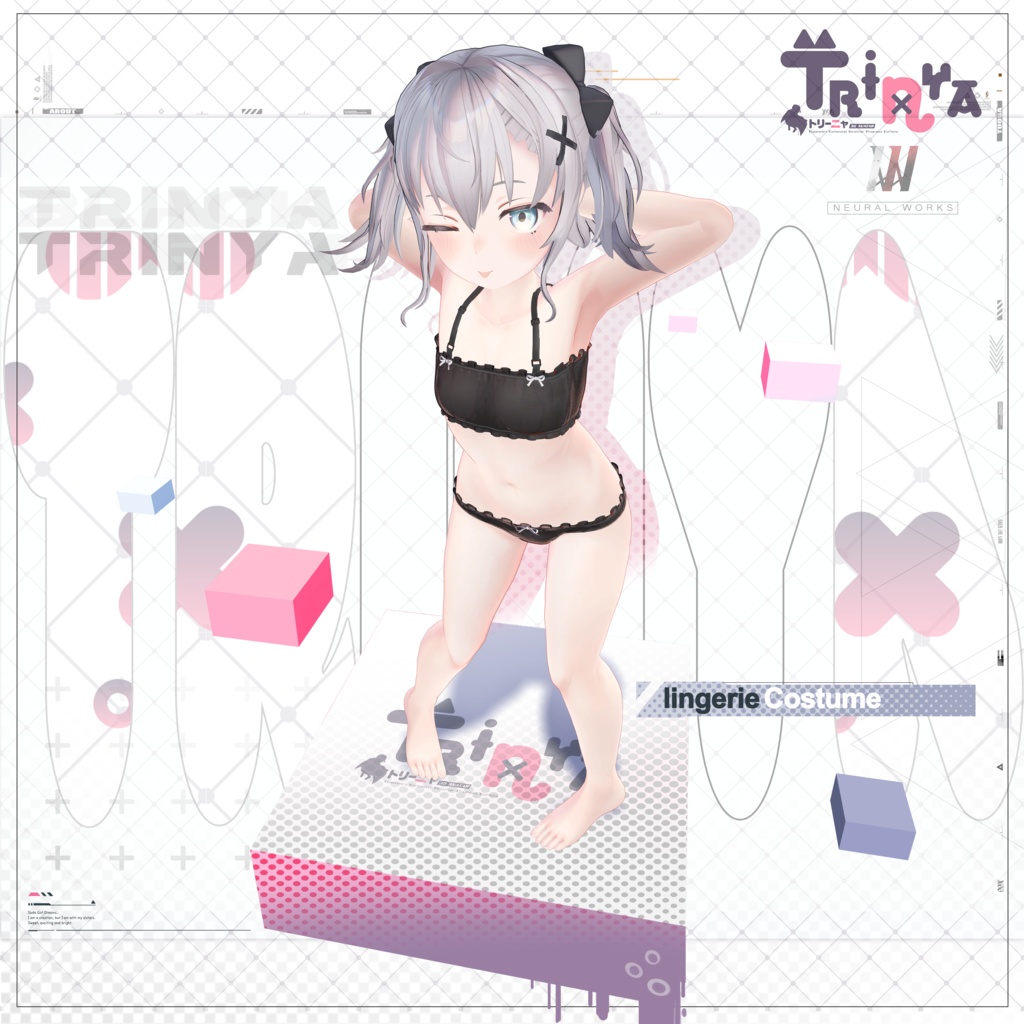 【オリジナル3Dモデル】Trinya -トリーニャ-【JessieJuicebody】