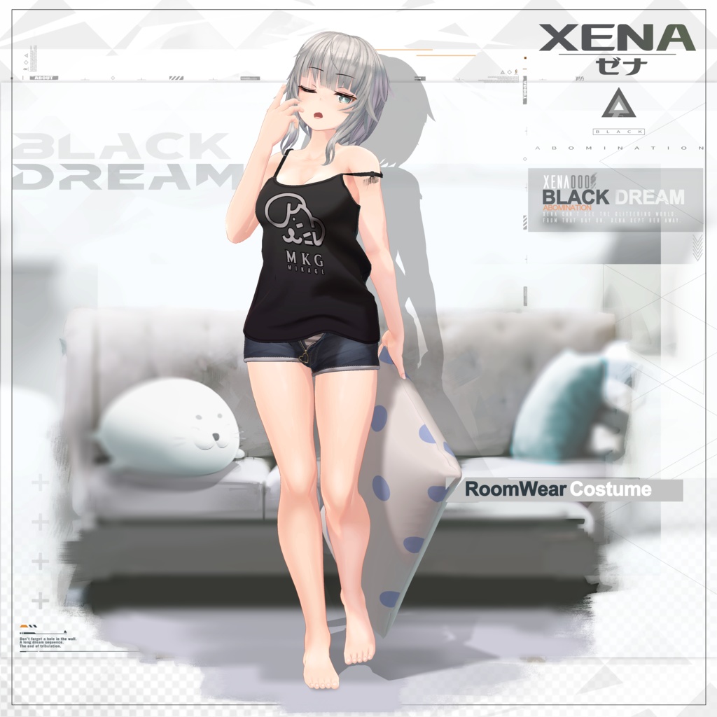 【3Dモデル】Xena -ゼナ-【PhysBones対応】