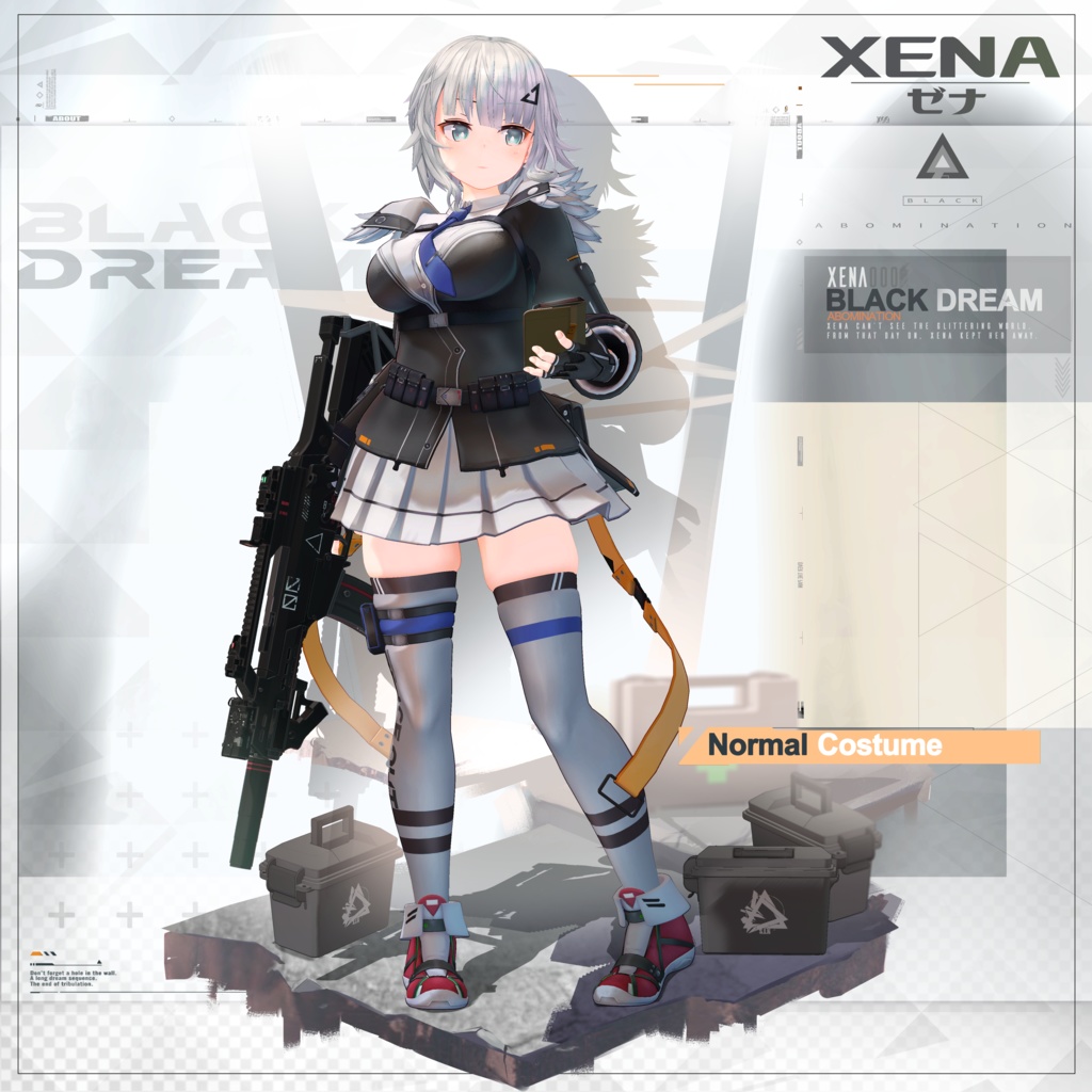 【3Dモデル】Xena -ゼナ-【PhysBones対応】