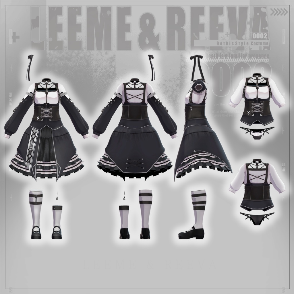 【3D衣装】Leeme & Reeva - GothicStyle -