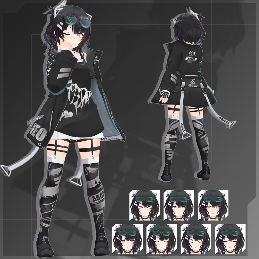 【3Dモデル】Leeme -リーメ- & Reeva -リーバ-【PhysBones対応】