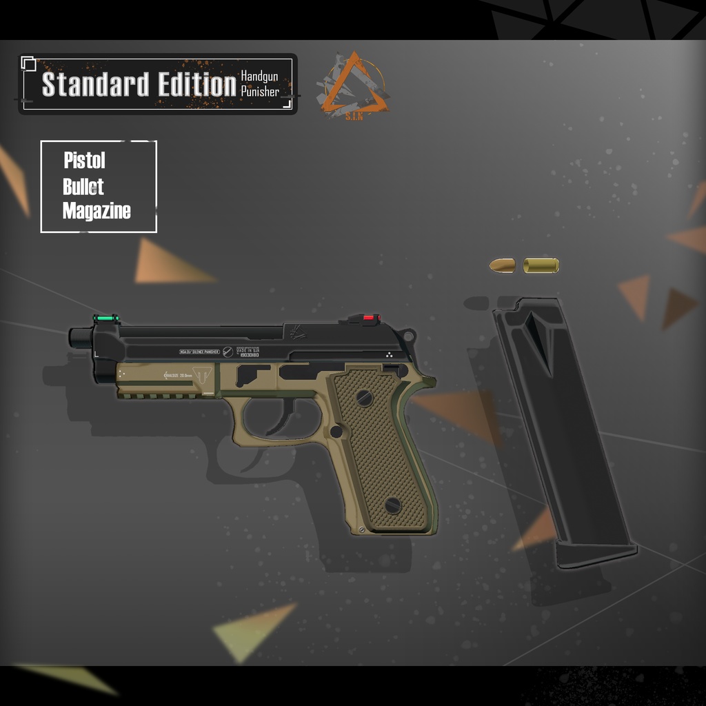 【3Dモデル】Punisher Custom Handgun v1.0.0