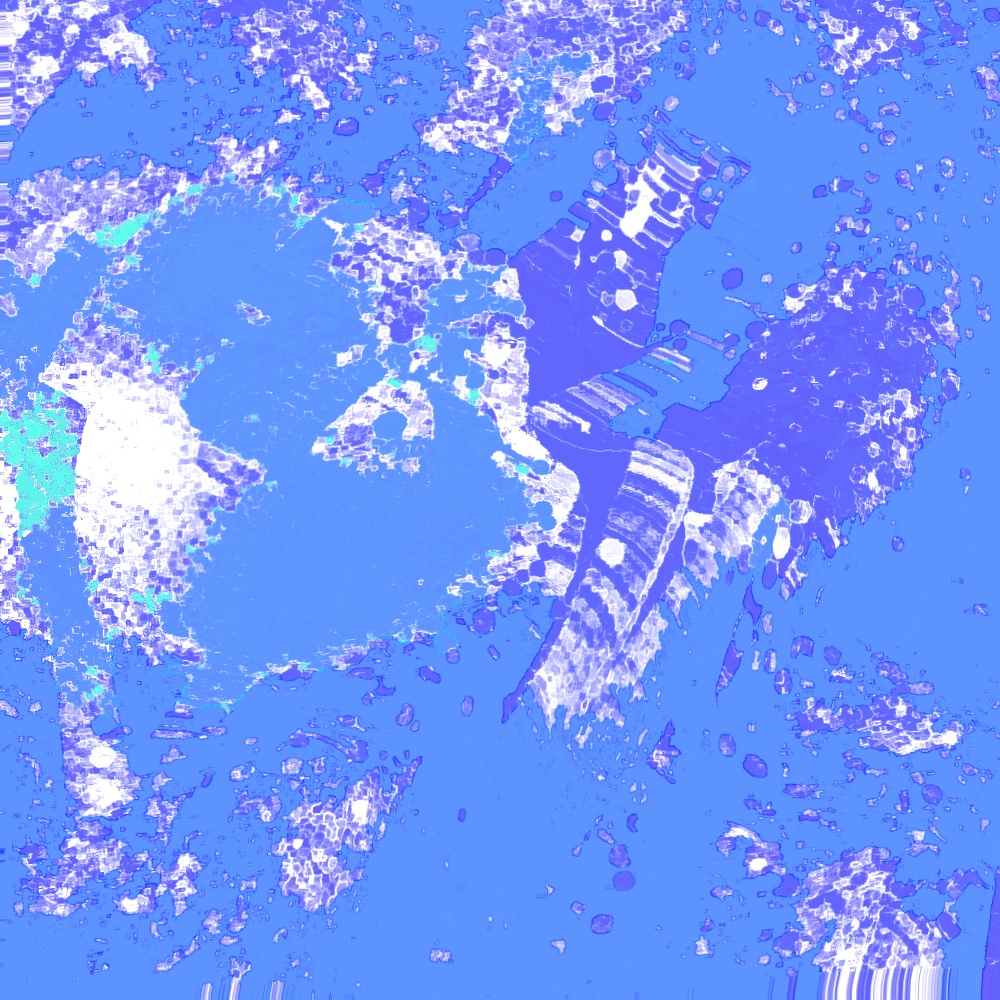 自作の絵「空中分解」