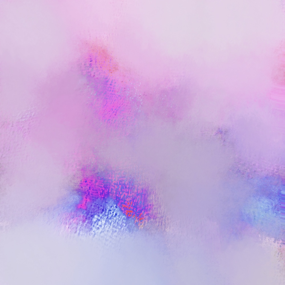 自作の絵「霧の中の風景」