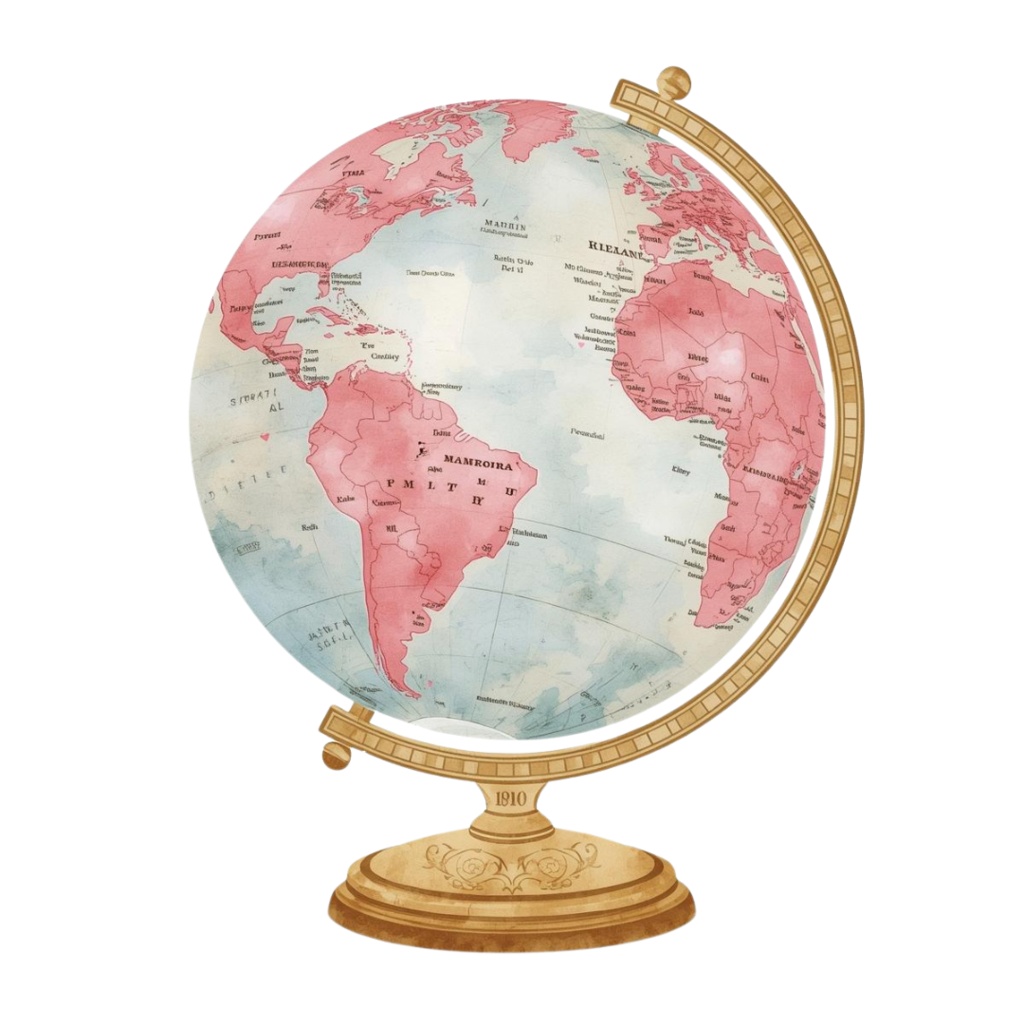 【旅行シリーズ】水彩アンティーク風 / クリップアート12点 / PNG背景透過