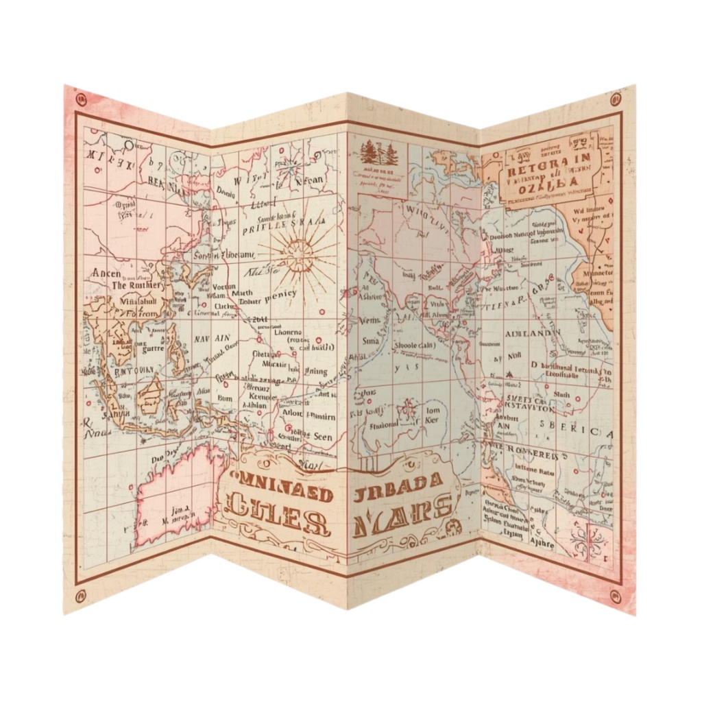 【旅行シリーズ】水彩アンティーク風 / クリップアート12点 / PNG背景透過