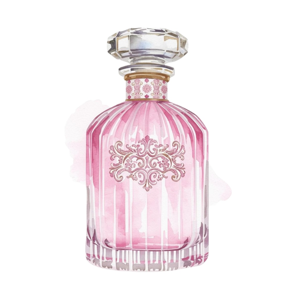 【コスメ&ビューティーシリーズ 】水彩アンティーク / クリップアート12点 / PNG背景透過