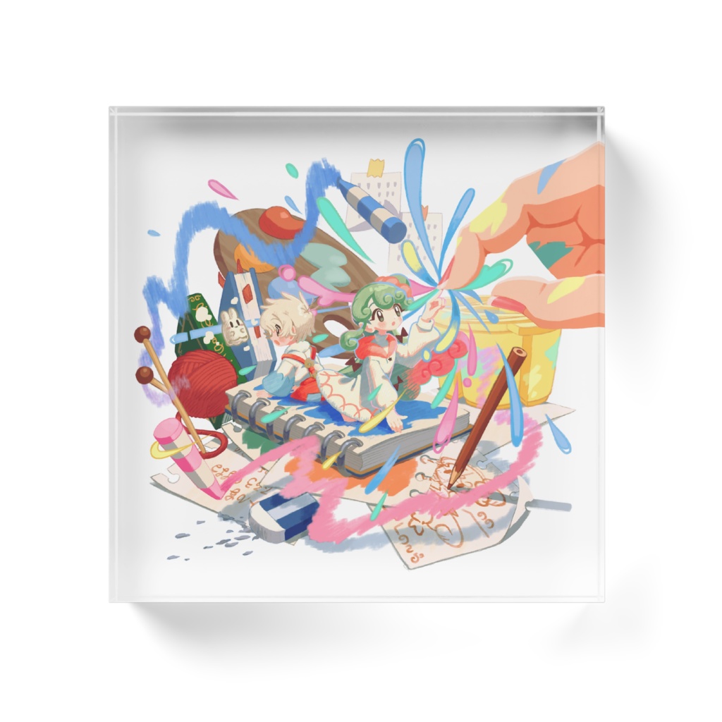 オリジナルアクリルブロック