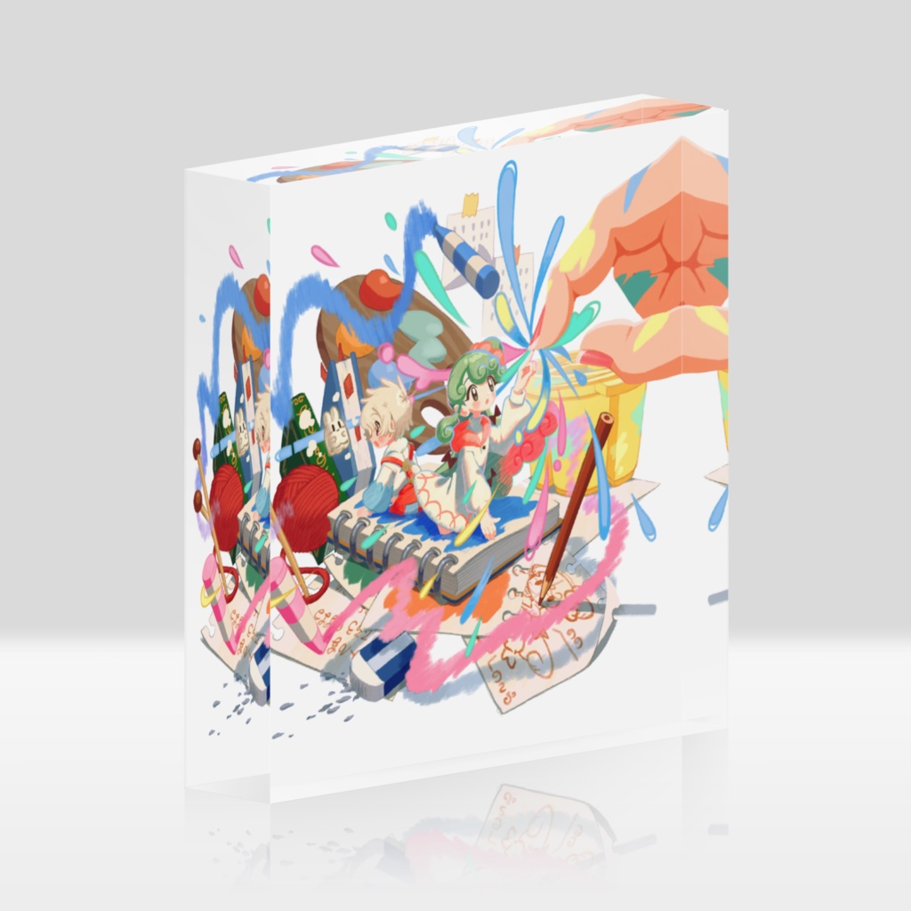 オリジナルアクリルブロック