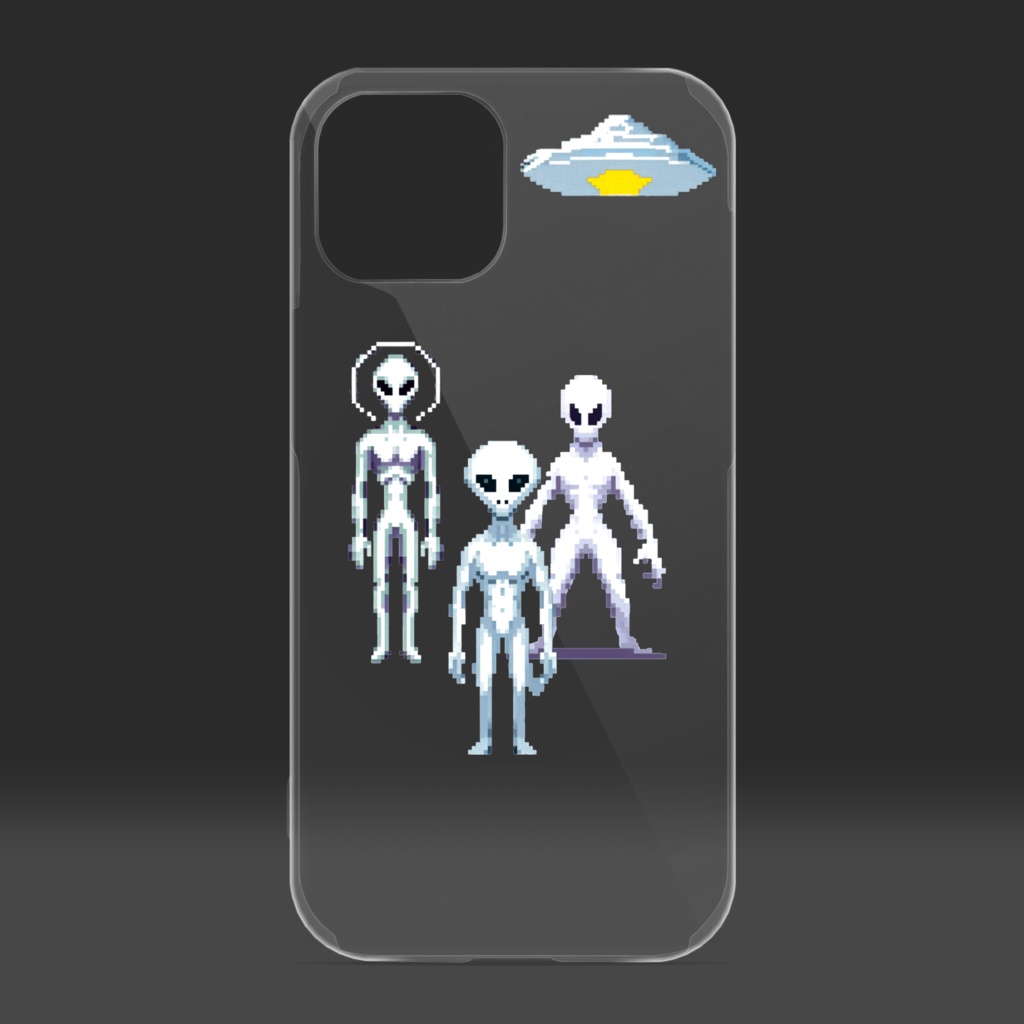 UFO未確認生物3体 (iPhone13)