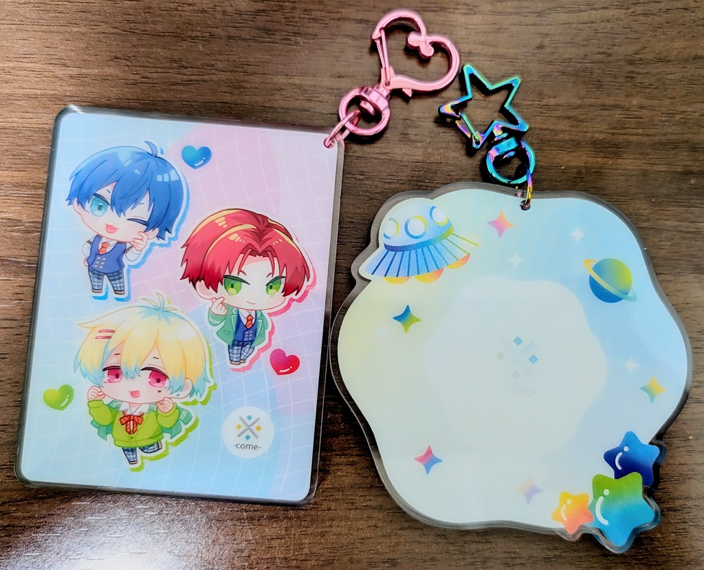 シャカシャカアクリルキーホルダー