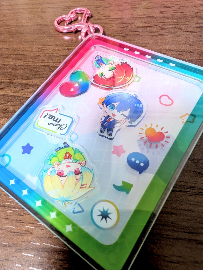シャカシャカアクリルキーホルダー