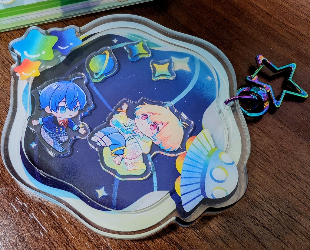 シャカシャカアクリルキーホルダー