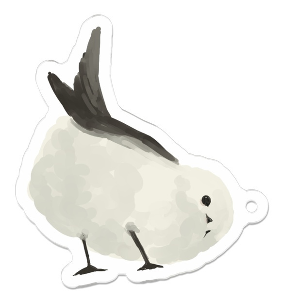 シマエナガアクリルキーホルダー