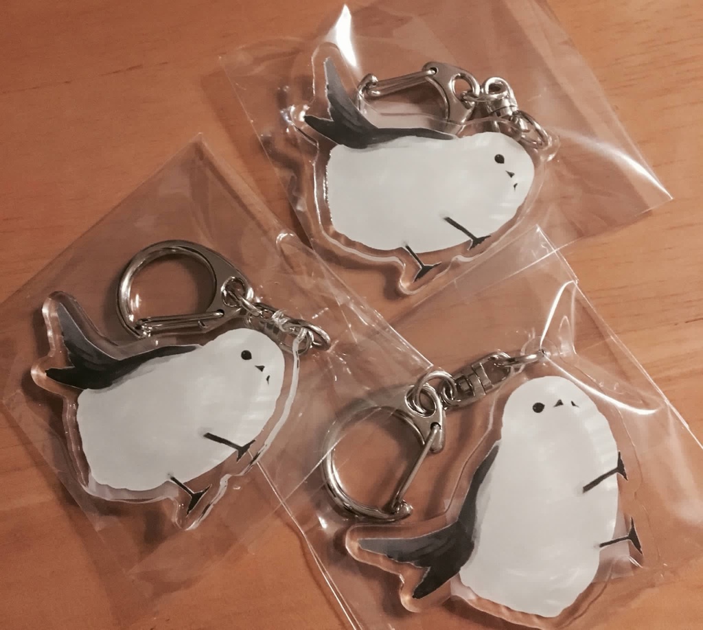 シマエナガアクリルキーホルダー