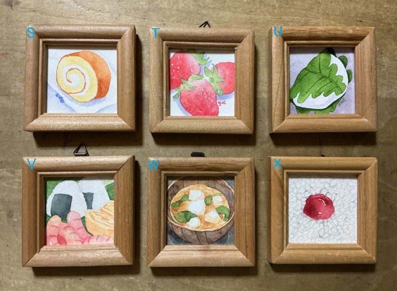 ミニ原画(食べ物4)
