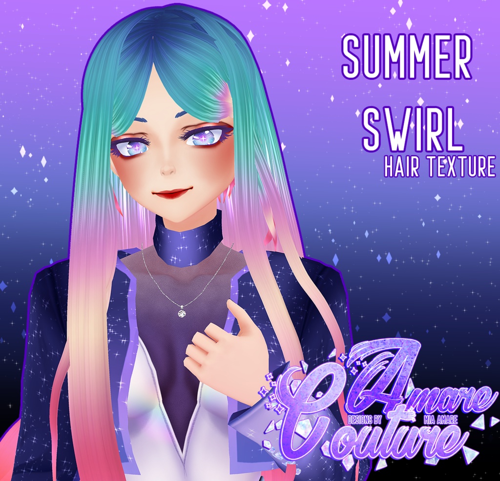 [AC] SUMMER SWIRL HAIR TEXTURE