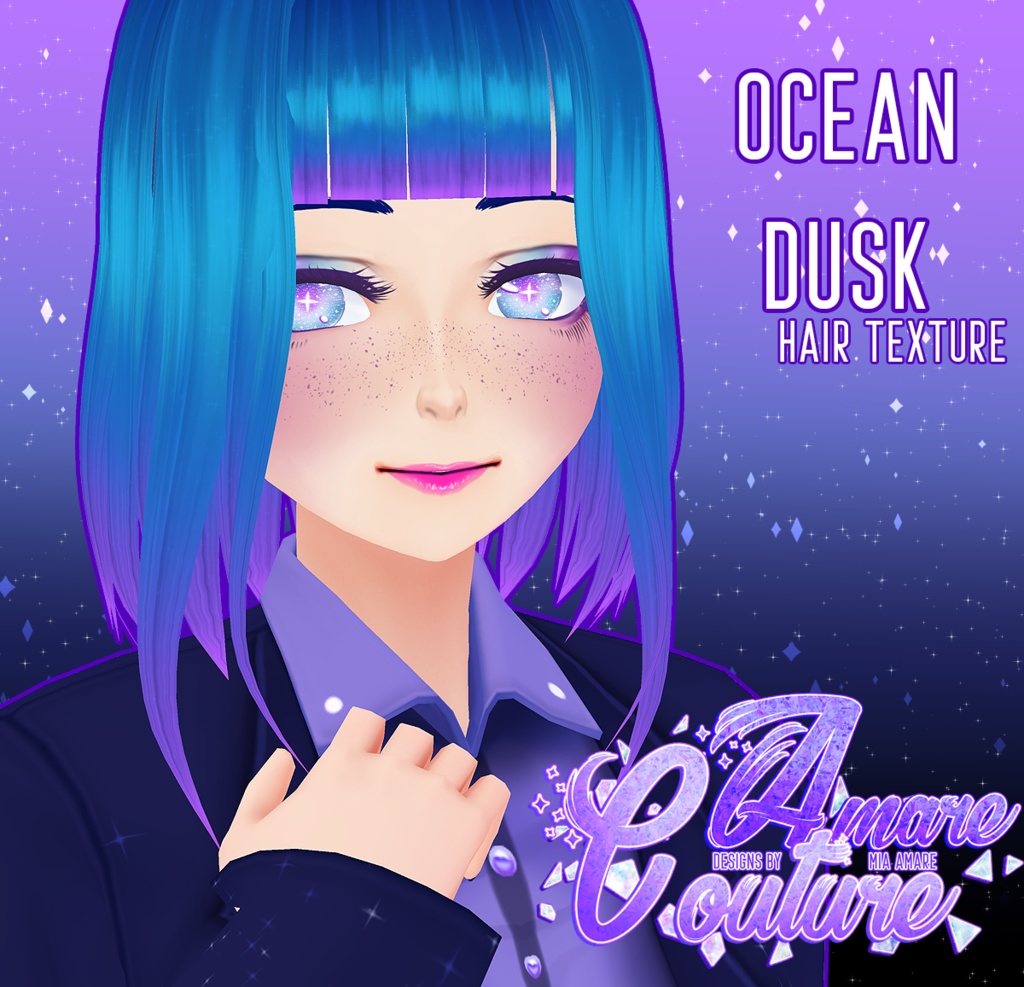 [AC] OCEAN DUSK HAIR TEXTURE