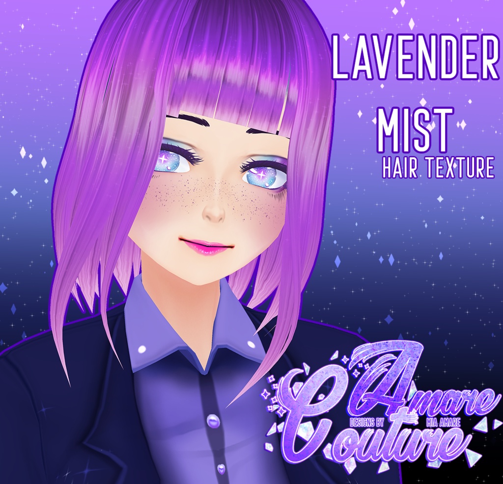 [AC] LAVENDER MIST HAIR TEXTURE