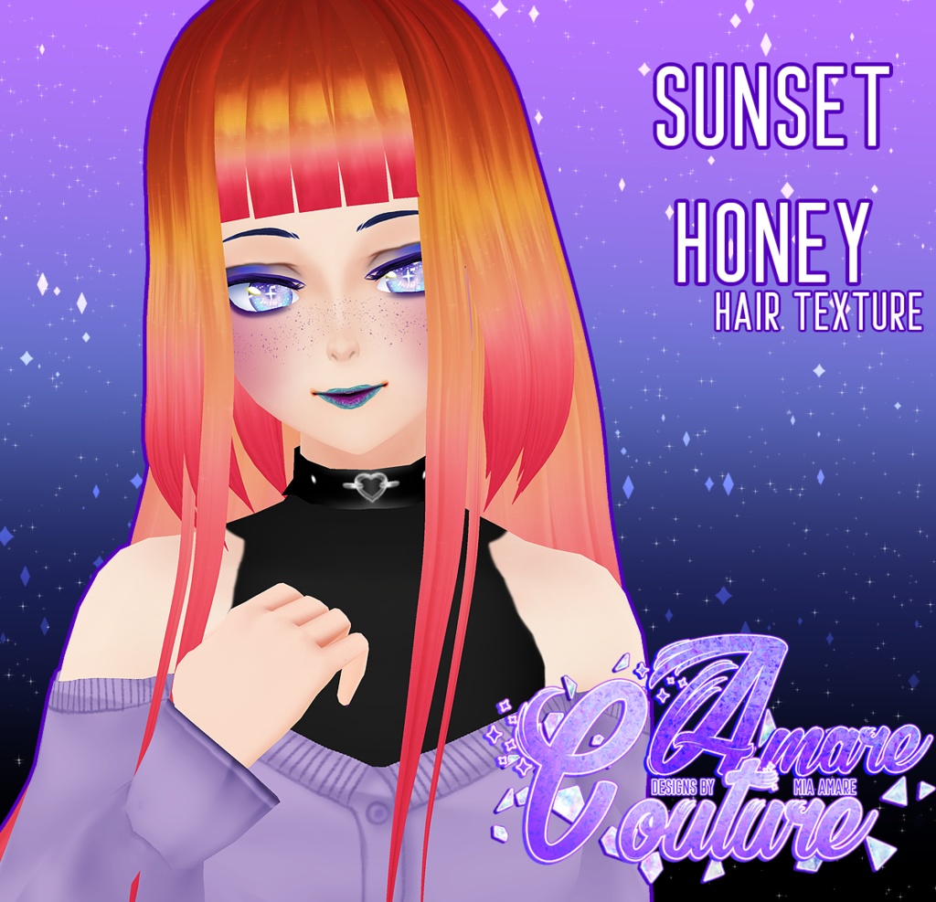 [AC] SUNSET HONEY HAIR TEXTURE