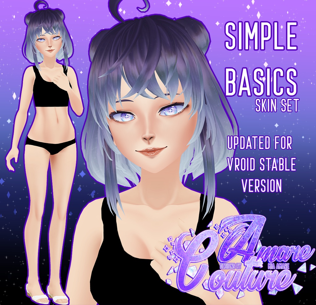 [AC] SIMPLE BASICS SKIN SET