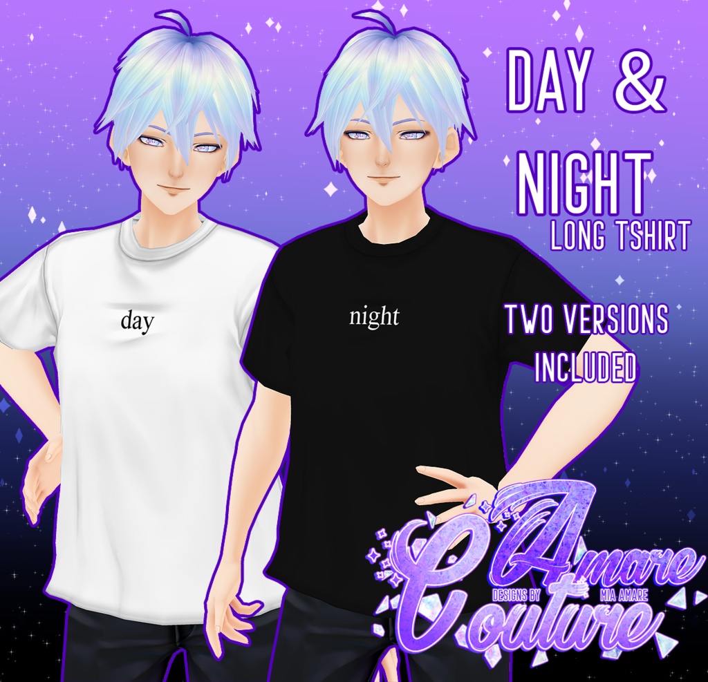 [AC] DAY & NIGHT LONG TSHIRT