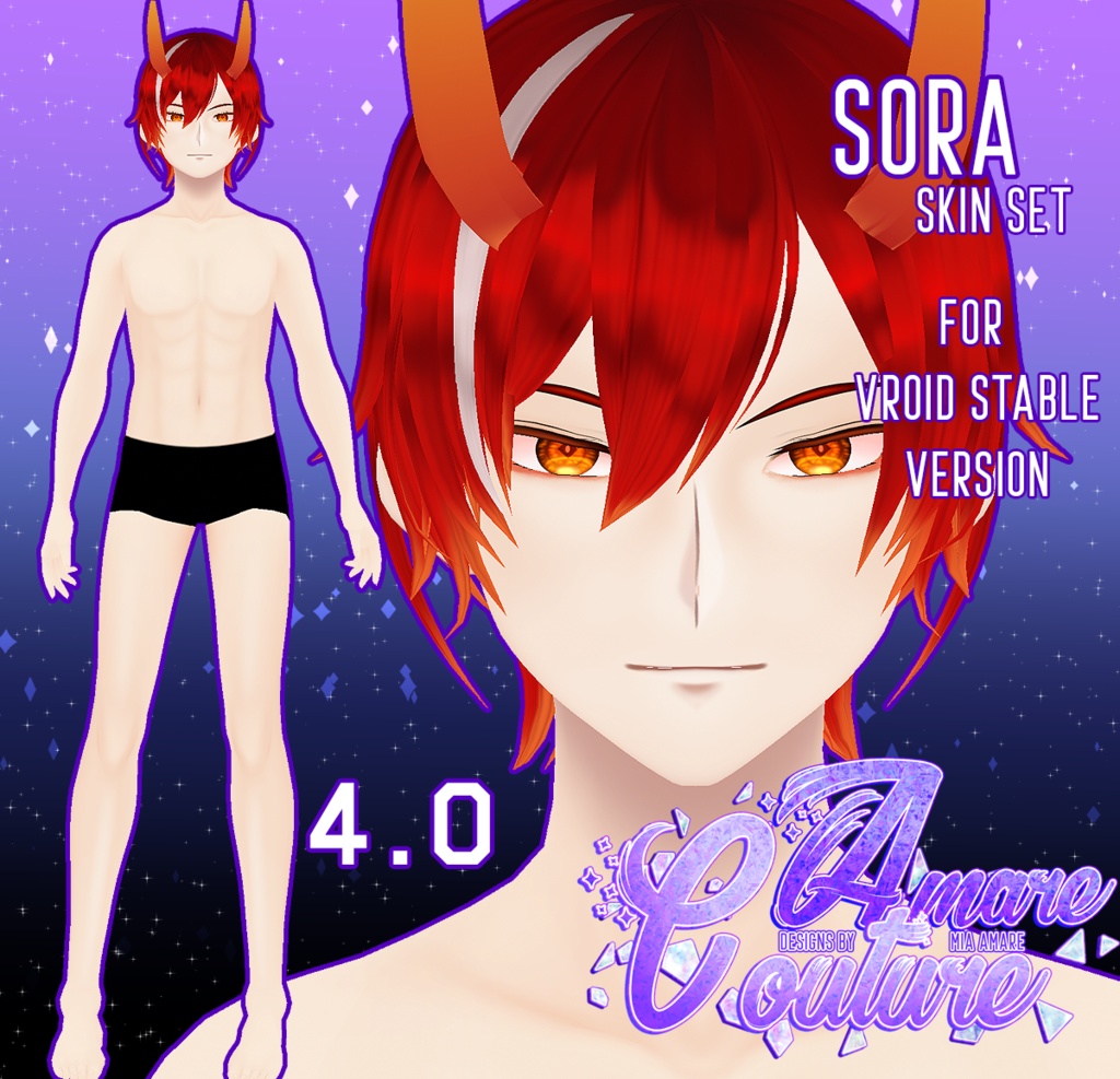 [AC] SORA MALE SKIN SET (4.0)