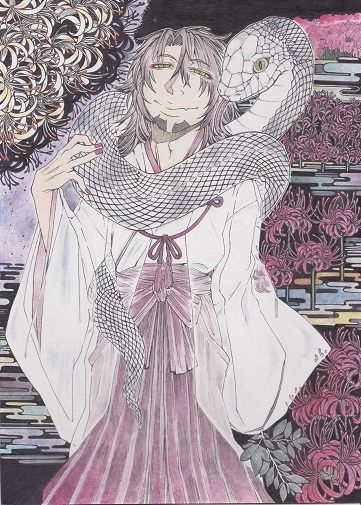 蛇バニ様 眷属おじ イラスト本 鳴峰の同人誌 Booth