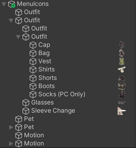 【Expression Menu】めにゅーアイコンをもっと見やすく!分かりやすく!
