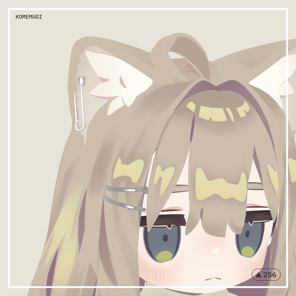 【キプフェル専用 / Kipfel】いたかわ安全ピン Safety Pin【3Dアクセサリー】