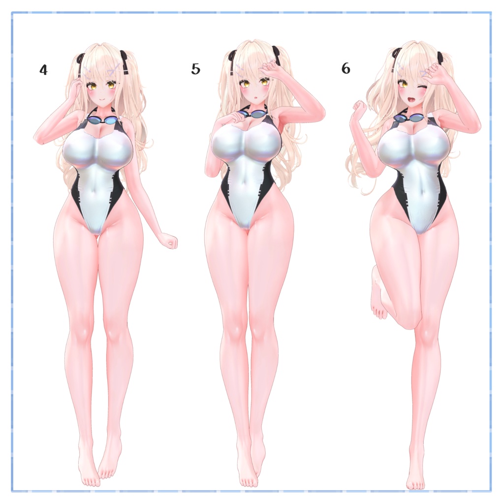 【無料】魅せる!撮影用ポーズ集(13ポーズ収録)【APL対応済】