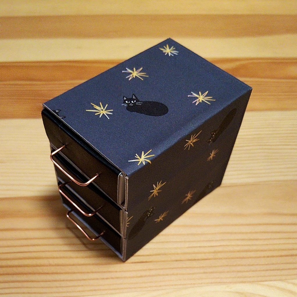 【オーダー作品】引き出しタイプの裁縫セット