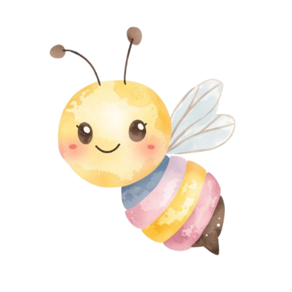 【虹色の昆虫シリーズ|水彩アンティーク風クリップアート全12種|PNG形式】